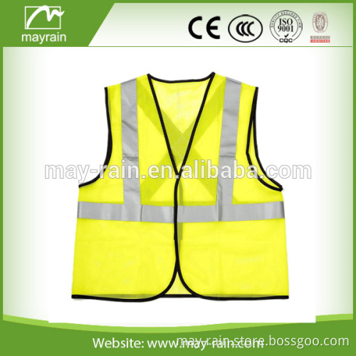 Cheap Safety yellow reflective vest adult vest